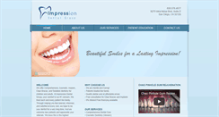 Desktop Screenshot of impressiondentalgroup.com